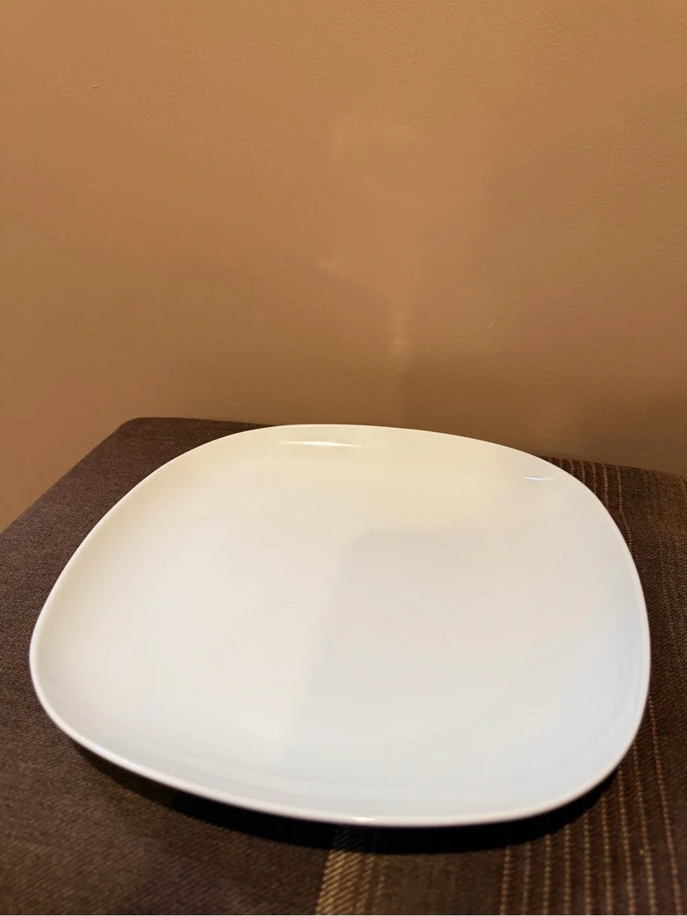 IKEA White Square Dinner Plate - Simple Contemporary Design